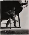 [Commander Edward Steichen photographing from the U.S.S. Lexington]