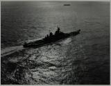 [Battleship at sea]