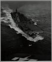 [Aircraft carrier at sea]