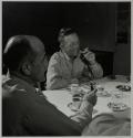 [Military officers having coffee]