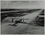 [American airfield in the Pacific with B24 bombers]