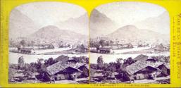 Vue d'Interlaken et de la Jungfrau, Suisse