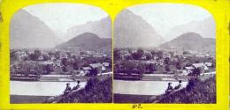 Panorama d'Interlaken et de la Jungfrau. Suisse