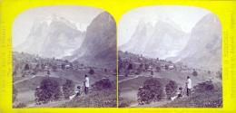 Le Wetterhorn Dans La Vallée De Grindelwald. Suisse