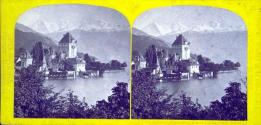 Chateau D'Ober-Ofen Sur Le Lac De Thun. Suisse