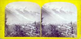 Mont Blanc Et Le Panorama De Chamounix. Savoie