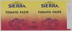 Tomato Brand Sierra Paste