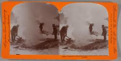 [Prospectors Burning Down a Hole, North Arctic Circle, Alaska]