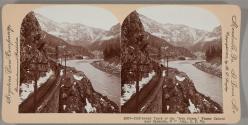 [Train tracks along Fraser Canyon]