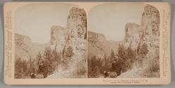 [boy reading in William's Canyon, Manitou, Colorado, U.S.]