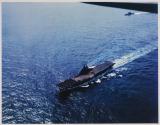 [Aircraft carrier at sea]