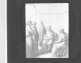 St Irenee avec des disciples.