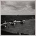 [Airplanes on aircraft carrier]