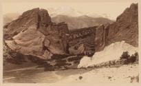 [Gateway of the Garden of the Gods, Pike's Peak]