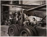 [Maintenance on 155mm Cannons, also called "Long Toms"]