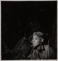 [Naval pilot in ready room on aircraft carrier]