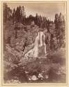 Crystal Falls, On Cascade Creek. Between the Upper and Lower Falls, Yellowstone Series 1871.
