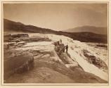 Hot Springs on Gardiner's River, Upper Basin. Hot Spring Series.