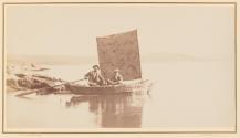 The Annie, first boat ever launched on Yellowstone Lake, Yellowstone Series 1871