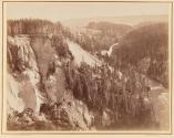 Upper Falls of the Yellowstone. Yellowstone Series 1871