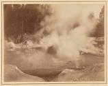 Mud Geyser, On the Yellowstone River, Hot Spring Series.