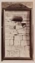 Photographs of a shadow-box model of ruins of ancient cliff fortress in Beaver Creek, Az. Made by Dr. W.J. Hoffman.