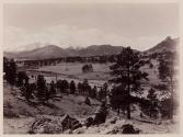 Long's Peak from Estes Park Hotel.