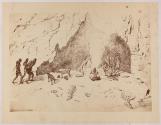 [Photographic copy of ink drawing "Man of the Reindeer Period"]
