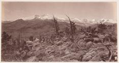 Long's Peak from Prospect Mountain. Estes Park.