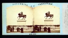 Statue équestre de Napoleon 1ier. Inaugurée par S.M. Napoleon III. le 8 Aout 1858.