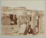 Thebes Ramsseon Vue panoramique avec tombeaux des Rois
