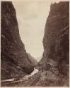 The Royal Gorge. Grand Canon of the Arkansas
