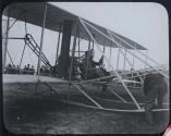 Men in an airplane