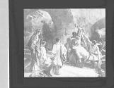 St Sebastien enseveli aux catacombes. Ferrant.