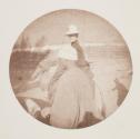 Mrs. M on donkey going to Abydos