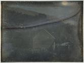 [Wood structure at Crawford's Notch, New Hampshire, view looking south through the head of the notch, near Abel Crawford's Inn]
