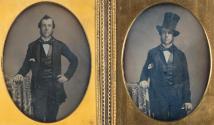 [Two portraits of same man]