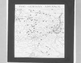 ZW. Map showing position of German troops on August 20th.