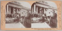 Dewey with His Sword—"The Gift of the Nation to Rear Admiral George Dewey, U. S. N., in memory of the victory at Manila Bay, May 1, 1898"