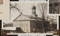[Exterior view of the Moravian Church]