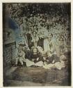 [Five women and four children]
