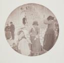 Children at fort opposite Avignon