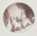Egyptians in front bazaar, Cairo