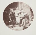 Water carriers on mosque steps, Cairo