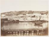 Vue de l'ariel, Yacht de S.M. Britannique (Port de Boulogne)