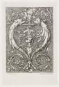 [Photogravure copy of detail of an engraved design]