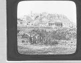 Temple de Thesee et l'acropole. Athenes.