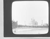 Taj Mahal from River Jamma Agra India.
