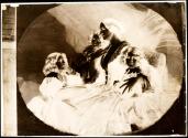 [Reproducation of Elzbieta Branicka and her children, a painting by Franz Xavier Winterhalter]