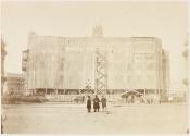 [Paris Opera facade, prior to unveiling]